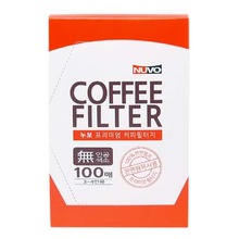 누보 커피 필터 3~4인용 옐로우 100매 NV-12CF